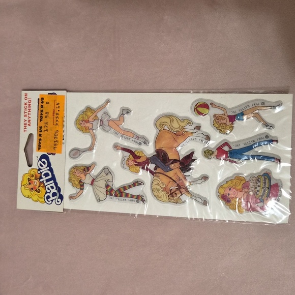 Winner's Choice Vintage Barbie Stickers 1981/1984 - Picture 3 of 4